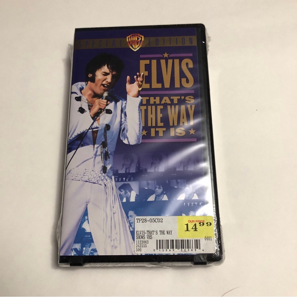 ⭐ Elvis That's The Way It Is VHS Special Edition NEW Sealed Warner Clamshell VTG
